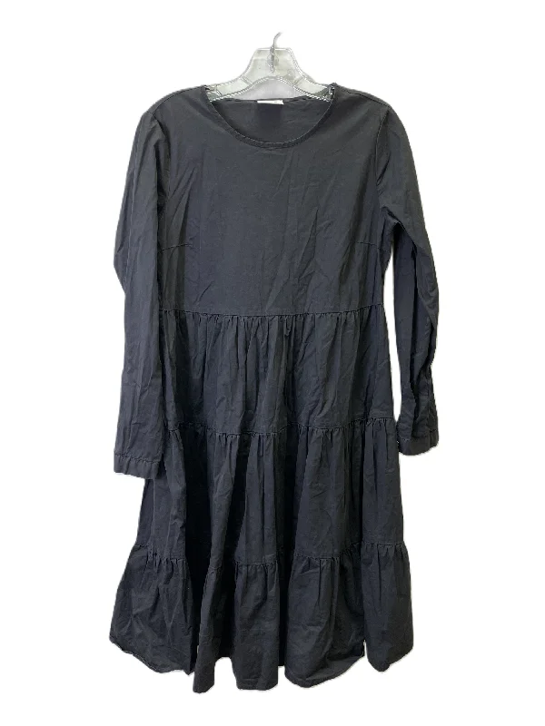 Quick Sale Dress Casual Midi By vila In Black, Size: S