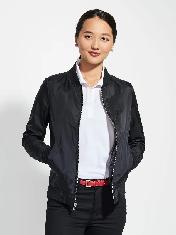 Limited Stock Ladies' Bomber Jacket - Black