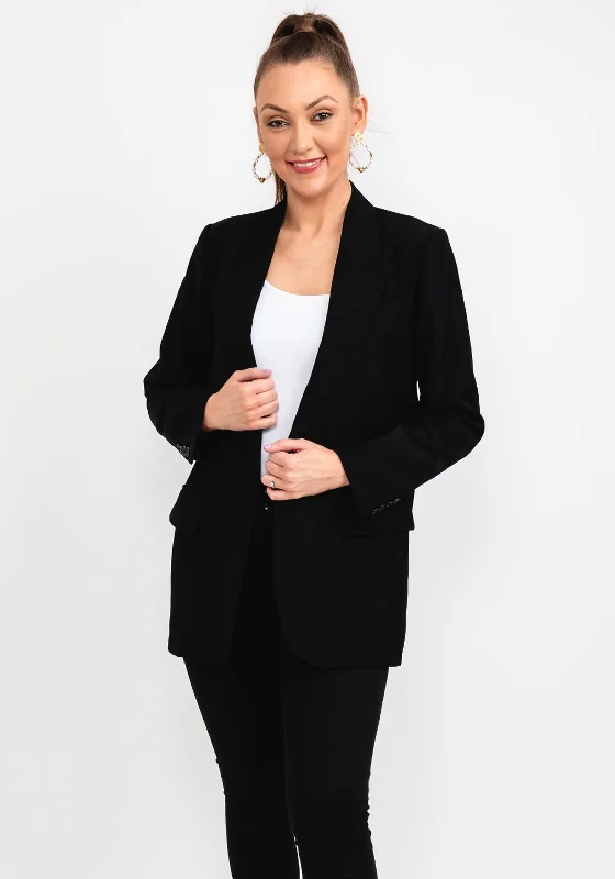 Midnight Madness Seventy1 Lapel Collar Blazer, Black