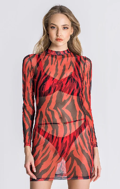 Weekend Deal Red Zanzibar Dress