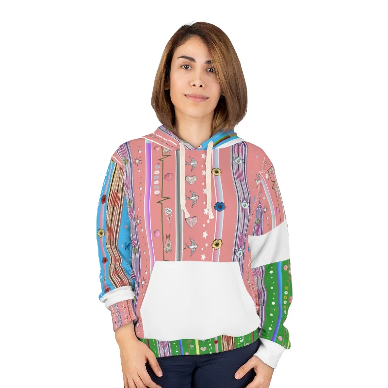 Today Only AOP Unisex Pullover Hoodie PASTEL DELIGHT