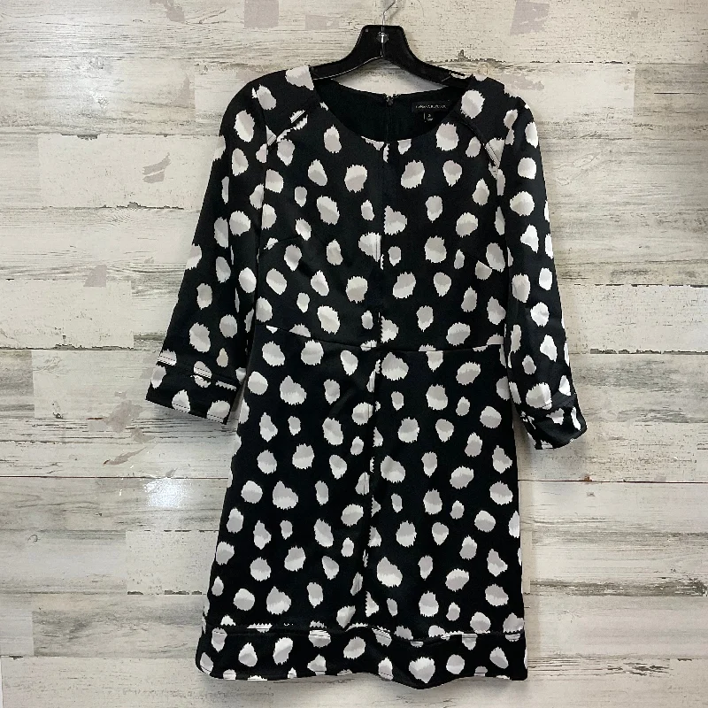 Mega Sale Dress Casual Short By Banana Republic In Black & White, Size: Xs