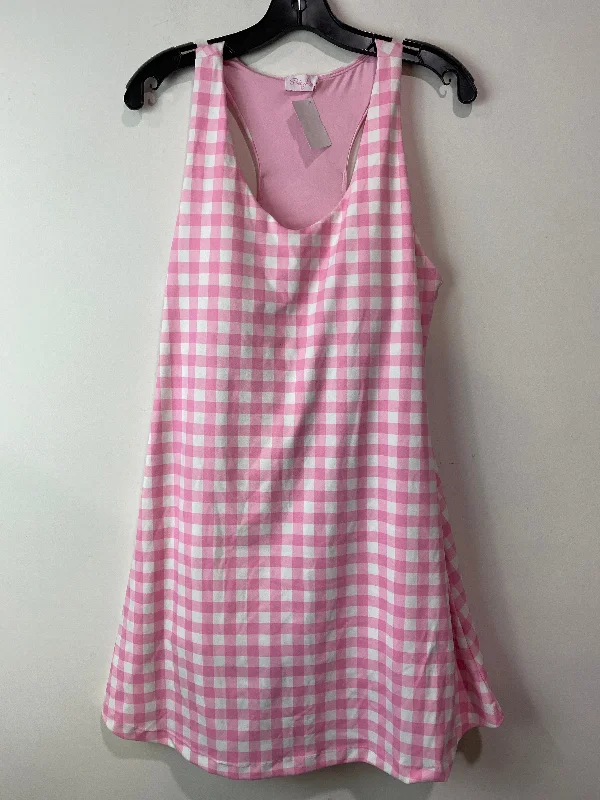 Year-End Clearance Dress Casual Midi By Pink Lily In Pink, Size: Xl