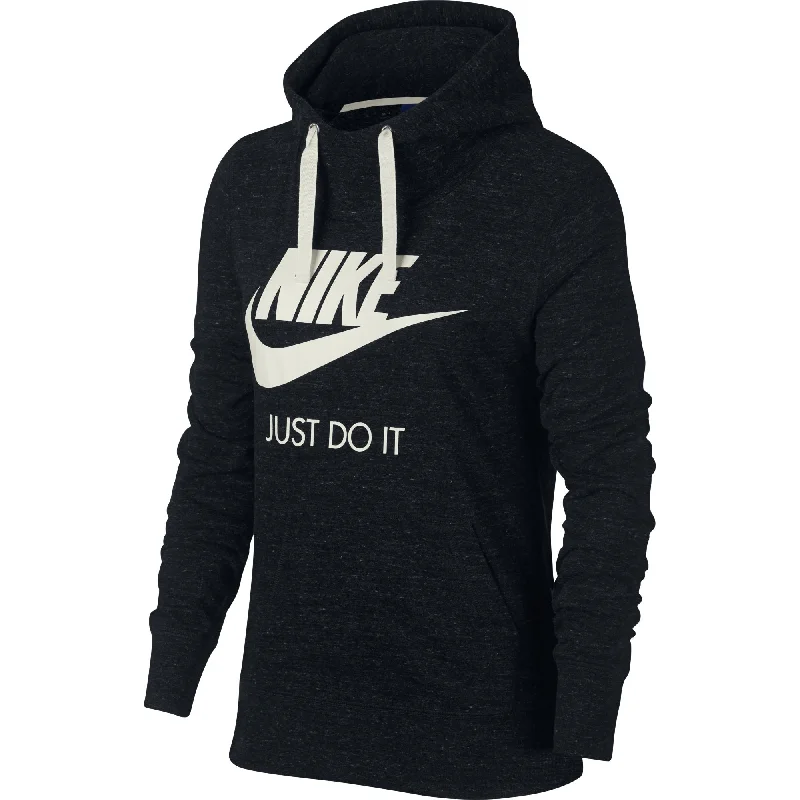 Limited Stock Nike Gym Vintage HBR Women's Hoodie Black