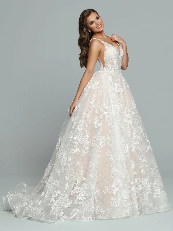 Markdowns Davinci Bridal 50663 Long Shimmer Ballgown Wedding Dress Pockets V Neck Lace Gown Markdowns Davinci Bridal 50663 Long Shimmer Ballgown Wedding Dress Pockets V Neck Lace Gown