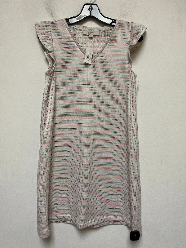 Year-End Clearance Dress Casual Short By Loft In Striped Pattern, Size: Xs