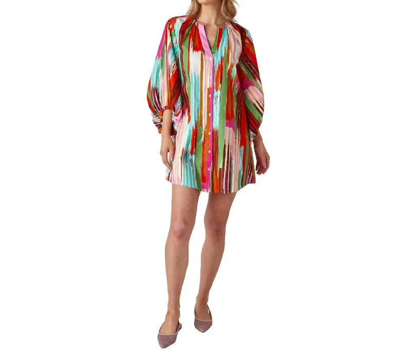 Price Reduction Liv Dress In Vintage Ikat