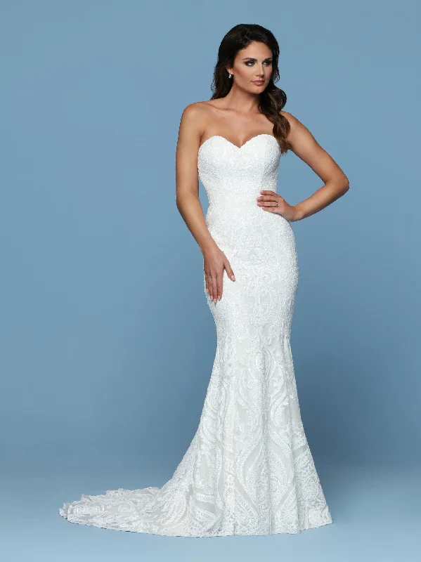 Savings Spectacular Davinci Bridal 50543 Fitted Sequin Embellished Mermaid Fit & Flare Wedding Dress Savings Spectacular Davinci Bridal 50543 Fitted Sequin Embellished Mermaid Fit & Flare Wedding Dress