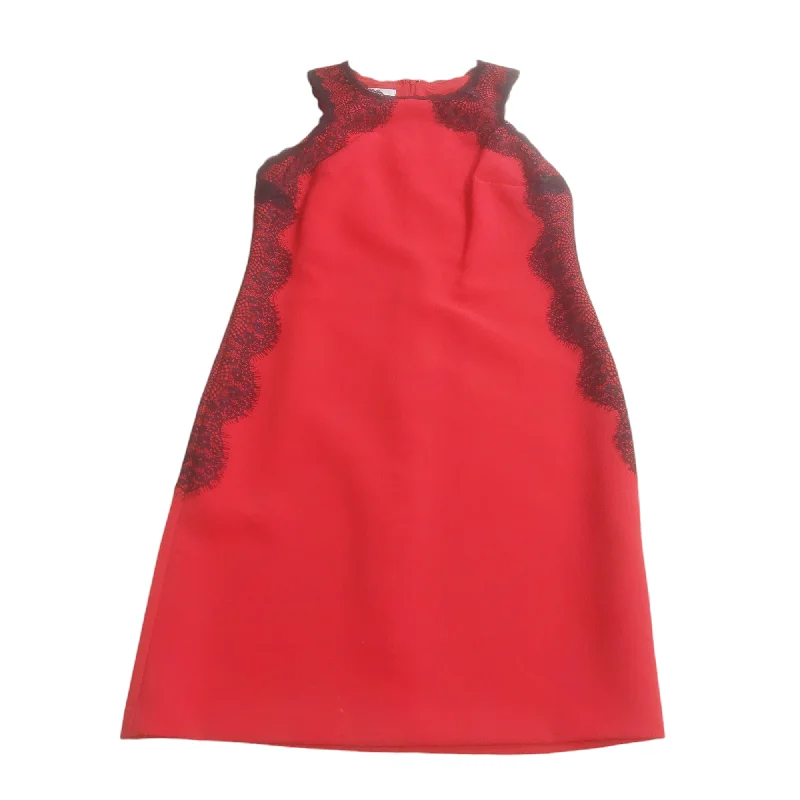 Shop and Save Dress Party Midi By Donna Morgan In Red, Size: 6