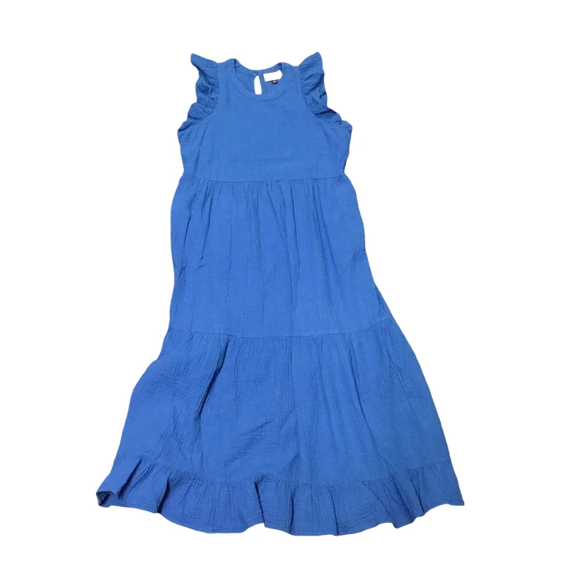 Online Exclusive Dress Casual Maxi By Universal Thread In Blue, Size: M