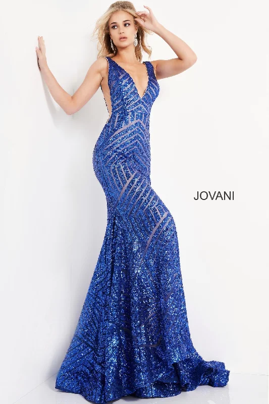 Don't Wait Jovani 59762 Long Prom Dress Sequin Embellished Mermaid Prom Dress Pageant Gown plunging neckline Don't Wait Jovani 59762 Long Prom Dress Sequin Embellished Mermaid Prom Dress Pageant Gown plunging neckline