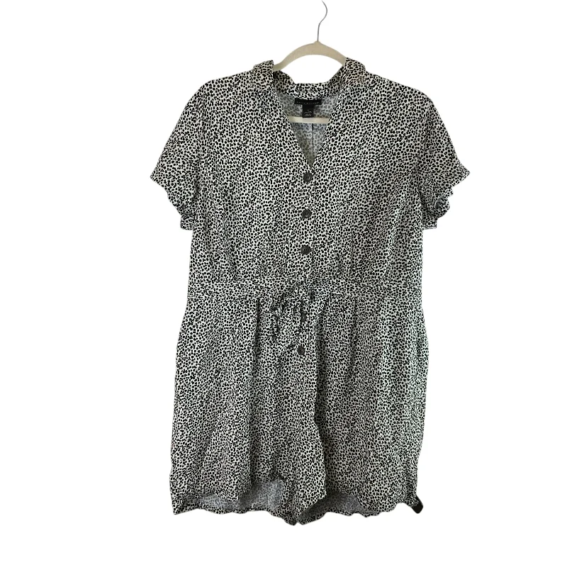 Limited Stock Romper By Lane Bryant In Animal Print, Size: 24