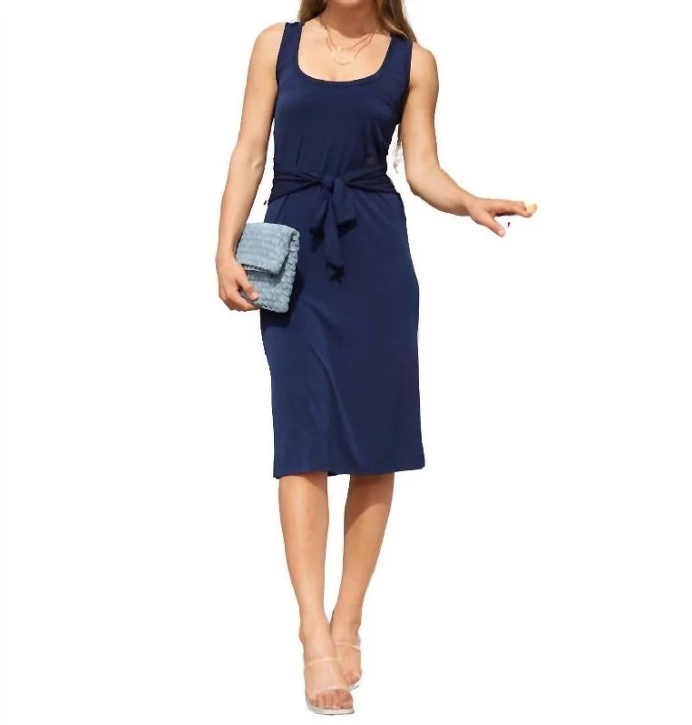 Savings Bonanza Jane Tank Dress In Navy