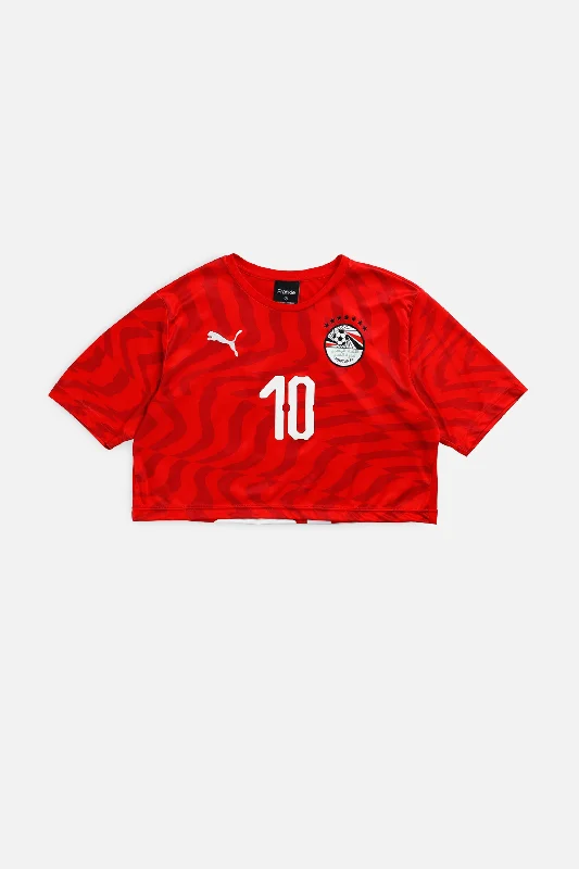 Discount Extravaganza Rework Crop Egypt Soccer Jersey - S