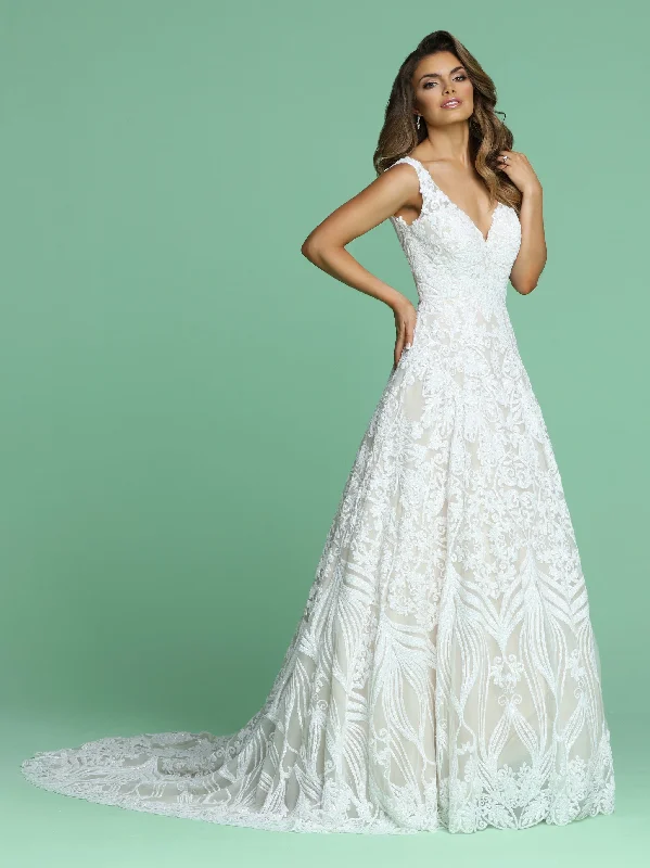 Act Fast Davinci Bridal 50613 Long Sequin Ballgown A Line Wedding Dress V Neck Gown Act Fast Davinci Bridal 50613 Long Sequin Ballgown A Line Wedding Dress V Neck Gown