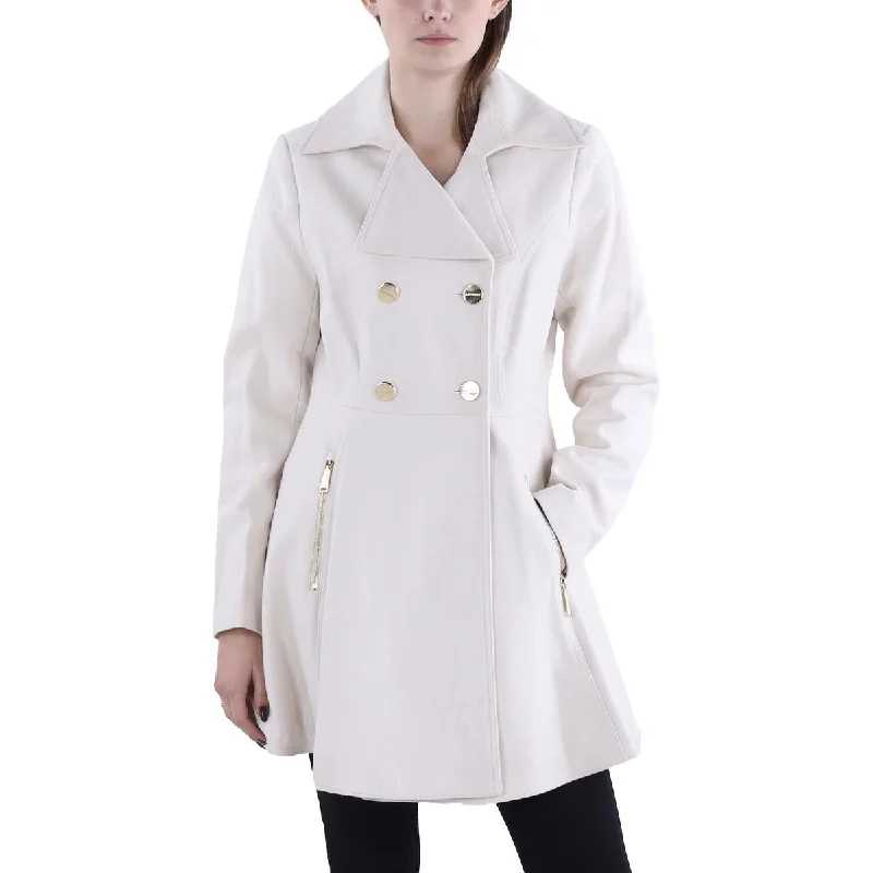 Price Buster Laundry by Shelli Segal Womens Wool Blend Long Wool Coat