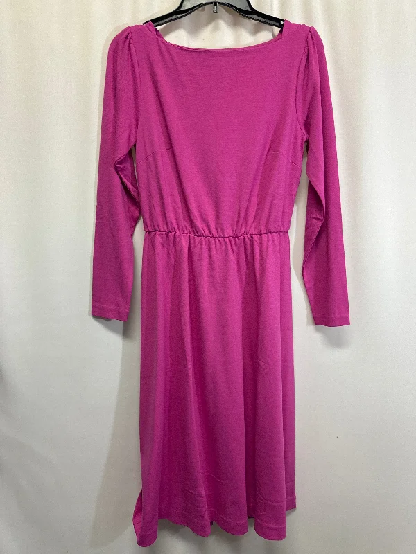 Limited Availability Dress Casual Midi By Ann Taylor In Pink, Size: Xs