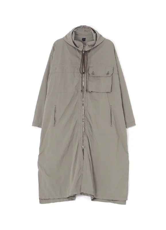 Exclusive Deal TYPEWRITER POLYESTER HOODED DRESS