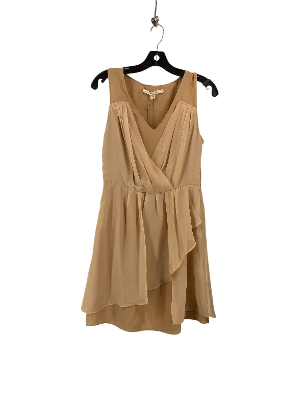 Last Chance Dress Casual Short By Lc Lauren Conrad In Tan, Size: 8
