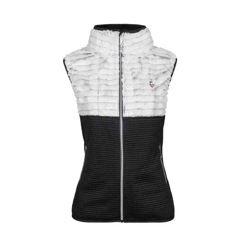 Shop and Save Suage Fleece Vest - White