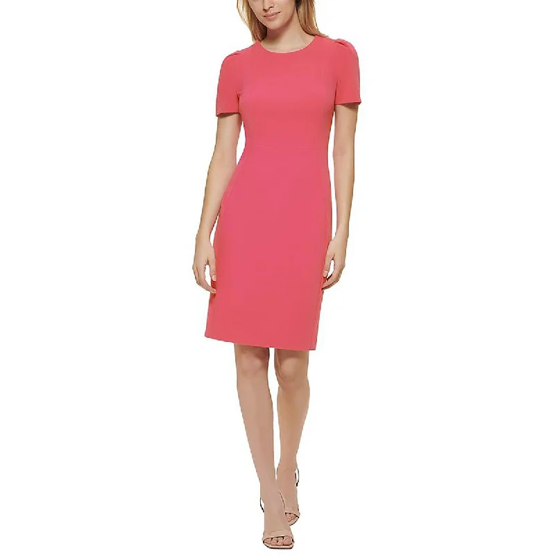 Take Advantage Petites Womens Above Knee Work Sheath Dress