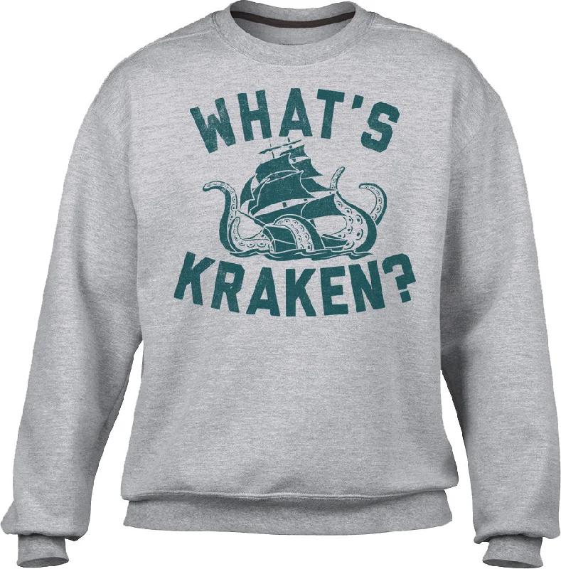 Overstock Unisex What's Kraken Sea Monster Sweatshirt