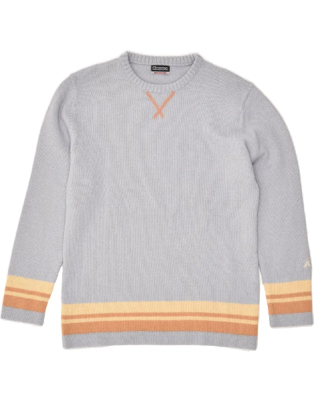 Grand Opening Sale KAPPA Womens Crew Neck Jumper Sweater UK 14 Medium Grey Acrylic