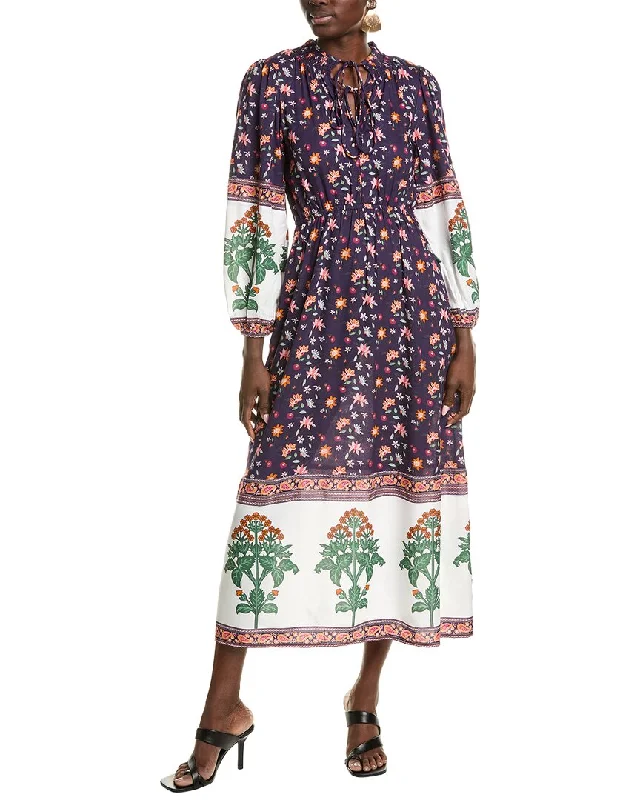 Big Savings Garrie B Smocked Maxi Dress
