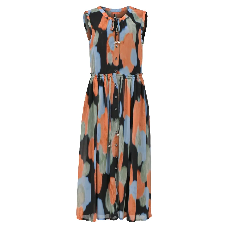 Quick Sale Altuzarra Aether Tie-Dye Midi Dress In Multicolor Polyester