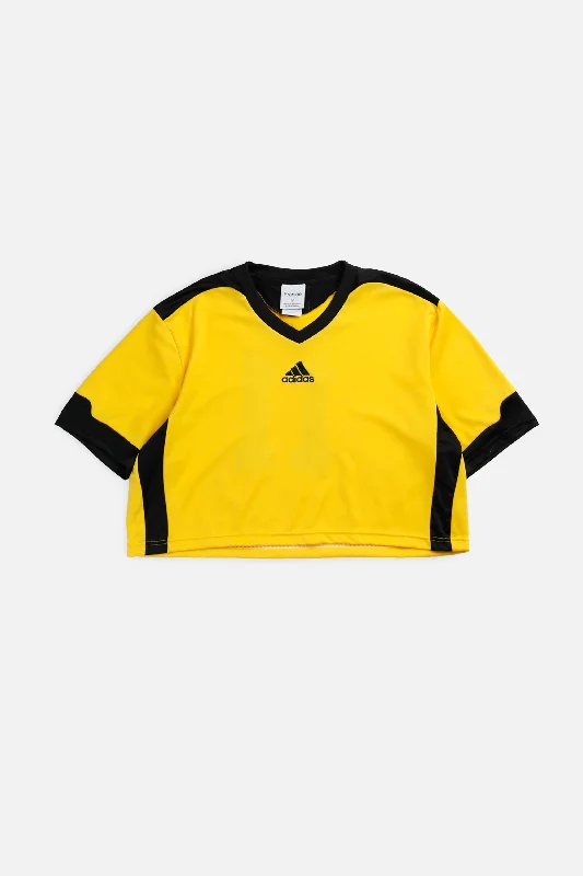 Best Bargains Rework Crop Adidas Soccer Jersey - XL