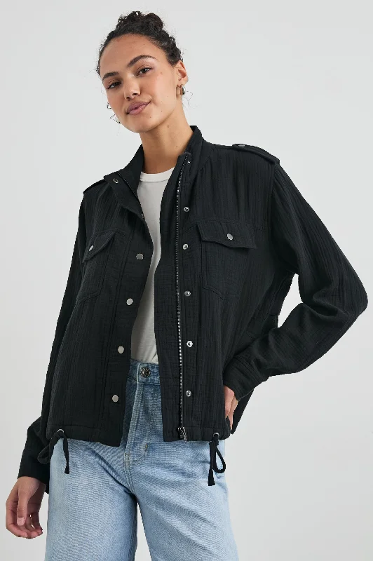 Special Discount COLLINS JACKET - GAUZE BLACK