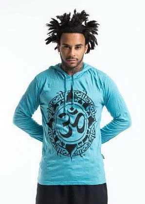 Big Savings Sure Design Unisex Infinitee Ohm Hoodie Turquoise