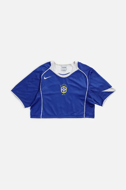 YEAR-End Sale Rework Crop Brazil Soccer Jersey - M