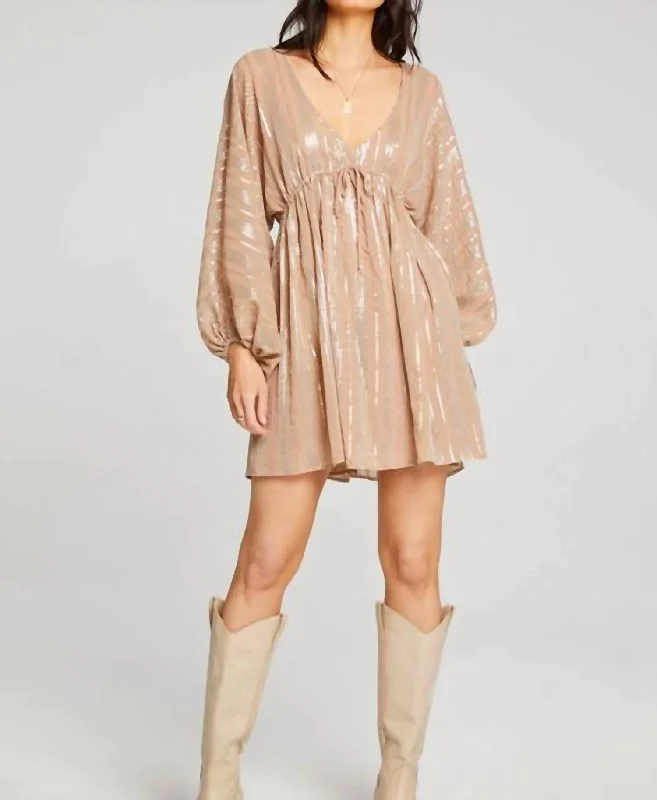 Exclusive Savings Neiman Mini Dress In Champagne