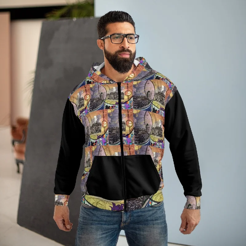 Limited Time Offer AOP Unisex Zip Hoodie BERLIN