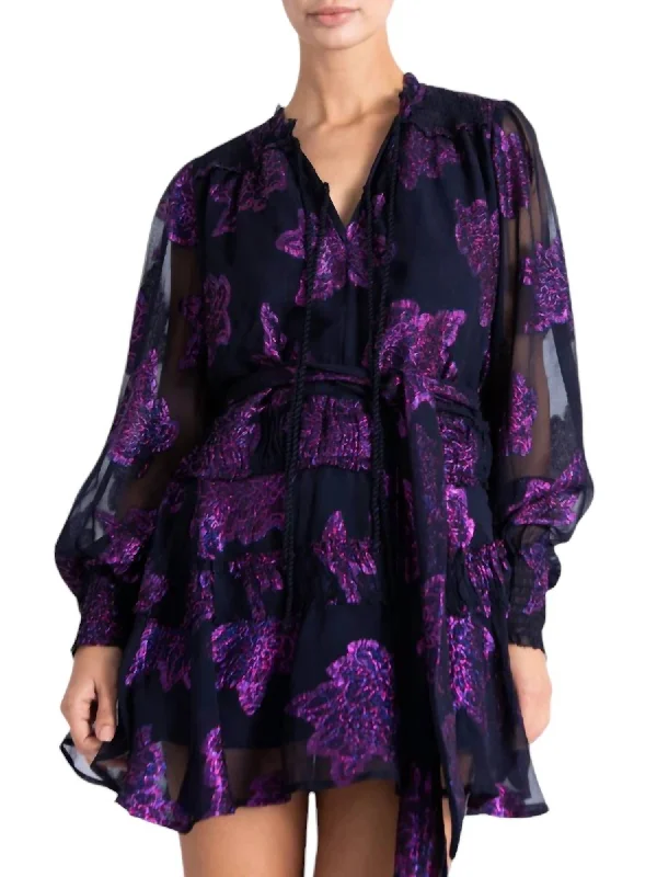 YEAR-End Clearance Lamia Mini Dress In Magenta