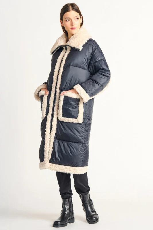 Extra Savings Dex Sherpa Puffer Coat