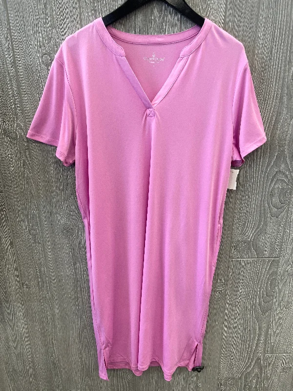 Daily Specials Athletic Dress By Cuddl Duds In Pink, Size: L