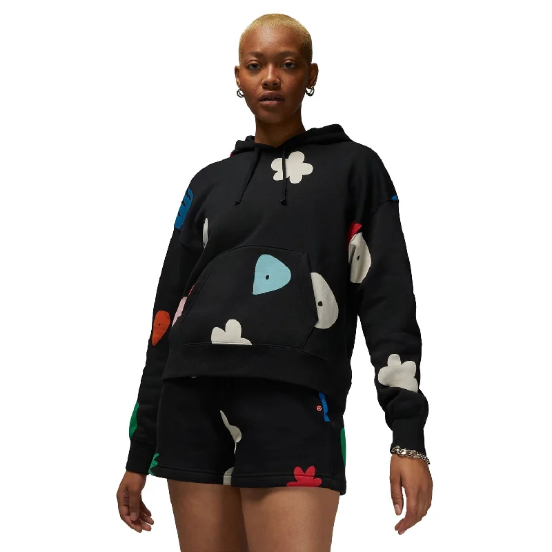 Act Now Jordan Artist Series by Mia Lee Women's Fleece Hoodie Black