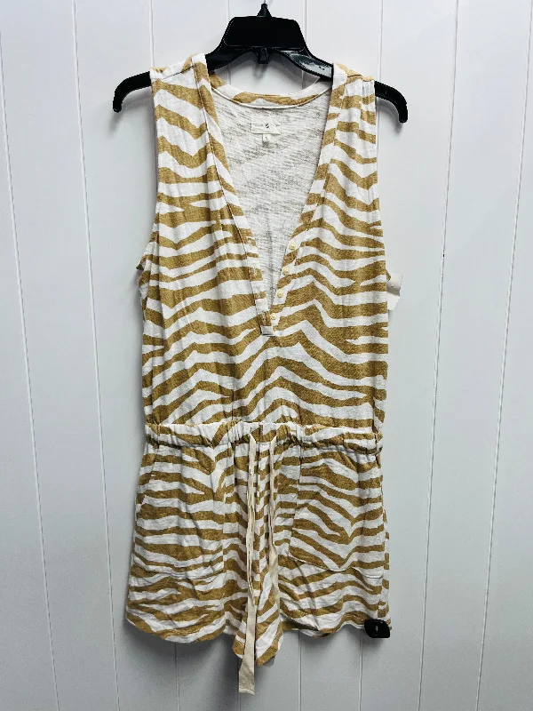 While Supplies Last Romper By Lou And Grey In Tan, Size: M
