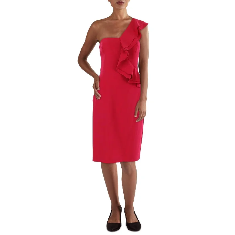 New Deals Womens Knit One Shoulder Cocktail And Party Dress
