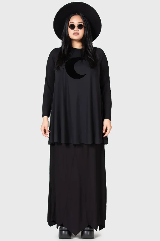 Year-End Sale Lunar Apex Raglan Dress [PLUS]