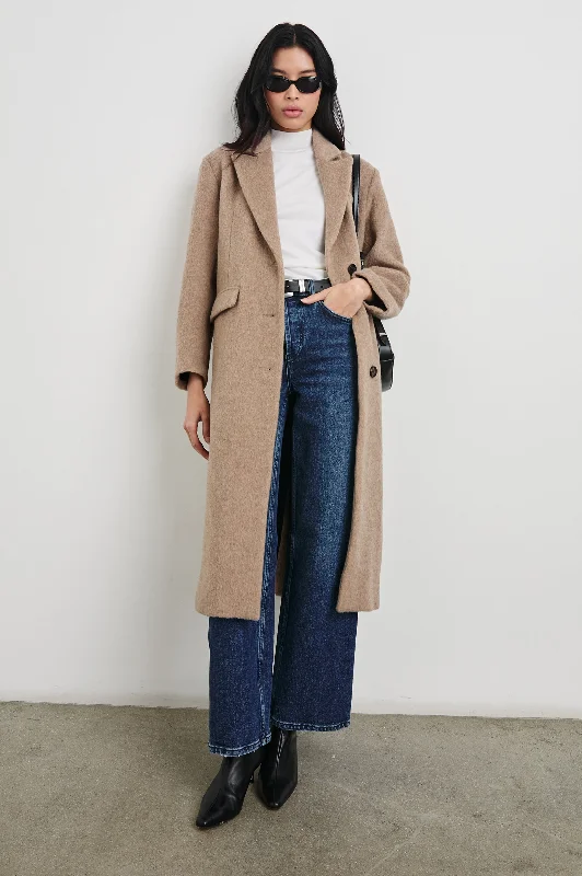 Discount Extravaganza OPERA COAT - HEATHER LATTE