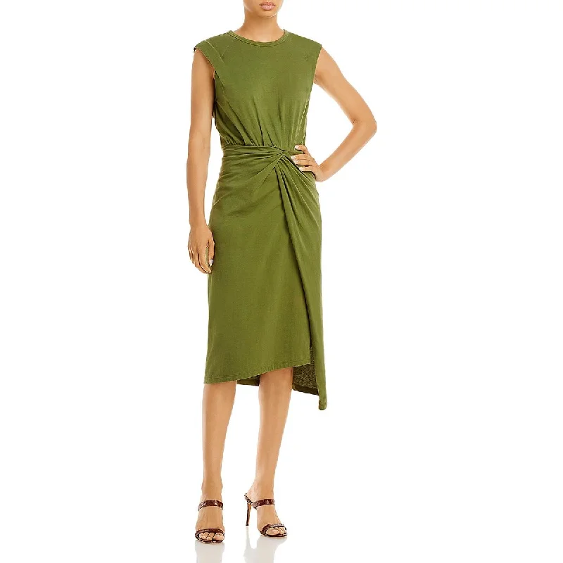 Mega Sale Womens Twist Slit Slip Dress