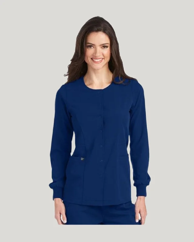 Limited Time Offer Grey's Anatomy Signature Warm-up Jacket - Navy XL - 2407